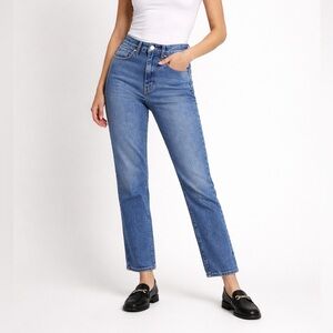 Levi's Wedgie Straight Jeans Size 26 High Rise Button Fly Minimal Capsule